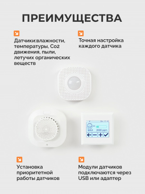 Блок управления вентилятором  S-Fan Pro White