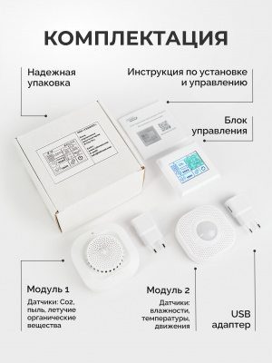 Блок управления вентилятором  S-Fan Pro White