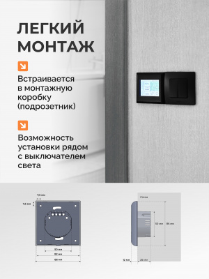Блок управления вентилятором S-Fan Pro Black