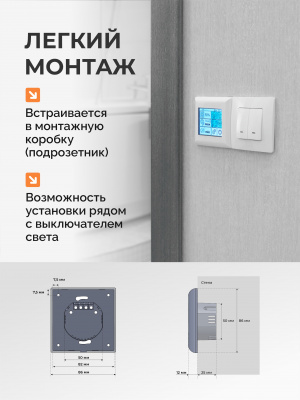 Блок управления вентилятором  S-Fan Pro White